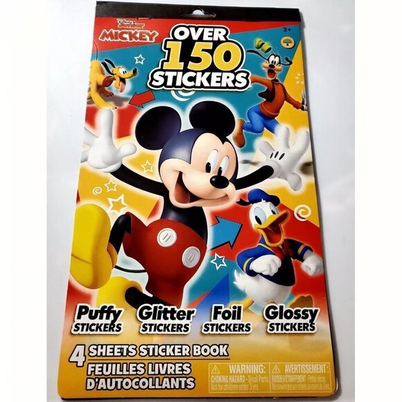 💖3/$15💖 Disney Mickey Mouse Stickers (Over 150 Puffy, Glitter, Foil & Glossy) - Picture 1 of 5
